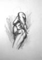 Michael Hensley Drawings, Female Form 123